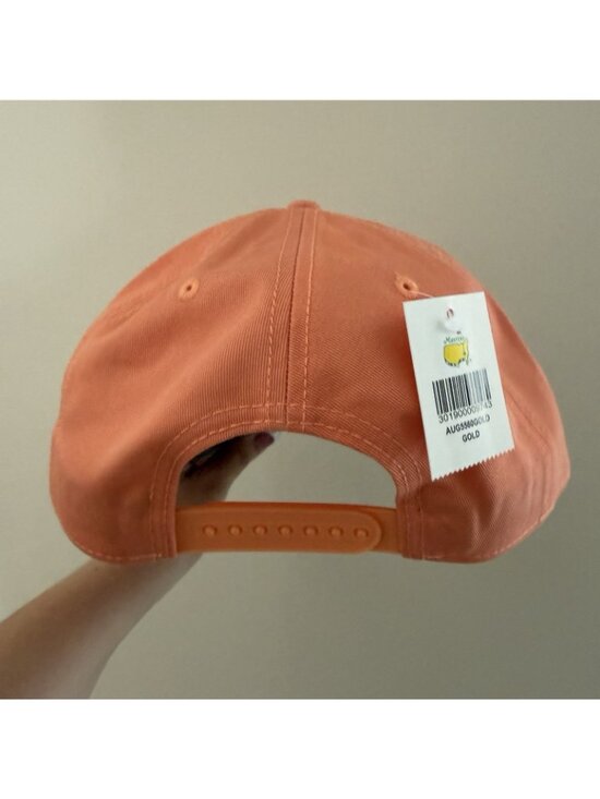 Masters Golf 2026 Hat Pimento Orange Snapback New - Picture 3 of 3